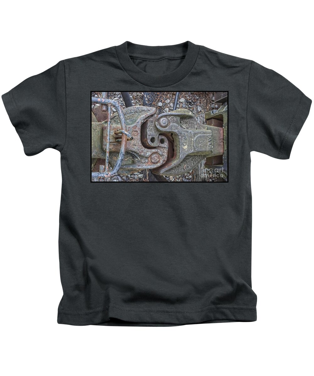 Railway Kids T-Shirt featuring the photograph The Odd Coupler on Train by Roberta Byram