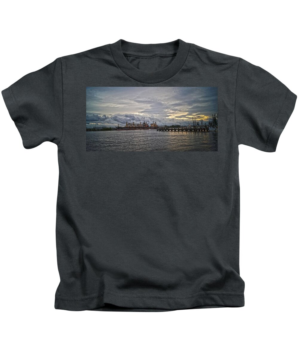 Port Kids T-Shirt featuring the photograph The Port by Chauncy Holmes