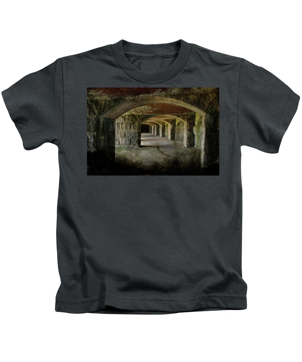 Cindi Ressler Kids T-Shirt featuring the photograph The Tunnels by Cindi Ressler