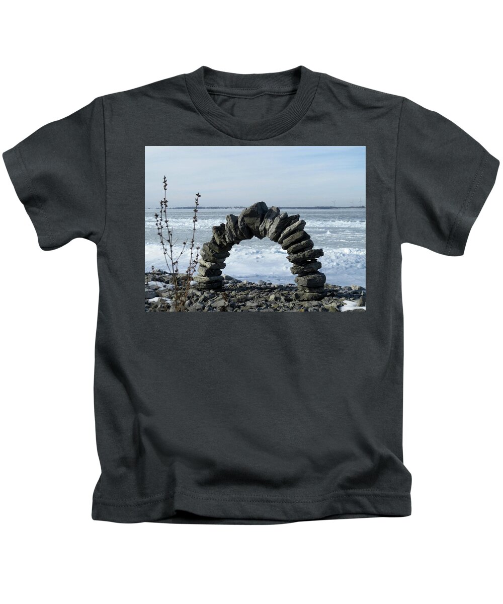 Tibbetts Point Kids T-Shirt featuring the photograph Tibbetts Point Arch by Dennis McCarthy