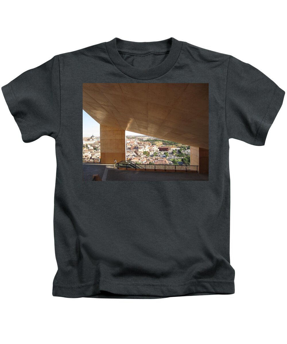 Toledo Kids T-Shirt featuring the photograph Toledo Architecture by John Shiron