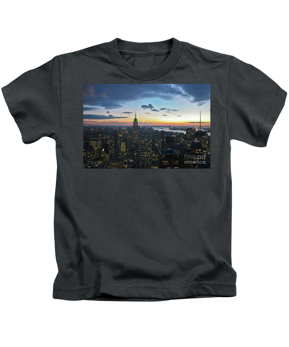 Nyc Kids T-Shirt featuring the photograph TopoftheRock No.1 by Scott Evers