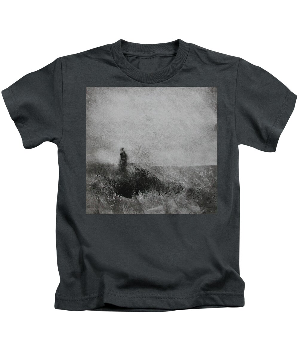 Traveler Kids T-Shirt featuring the painting Traveller #1 by David Ladmore