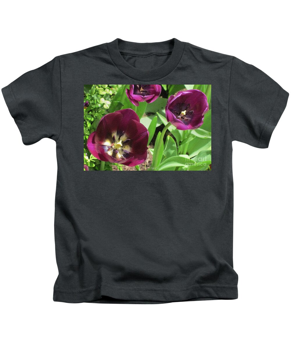 Photography Kids T-Shirt featuring the photograph Trio by Kathie Chicoine