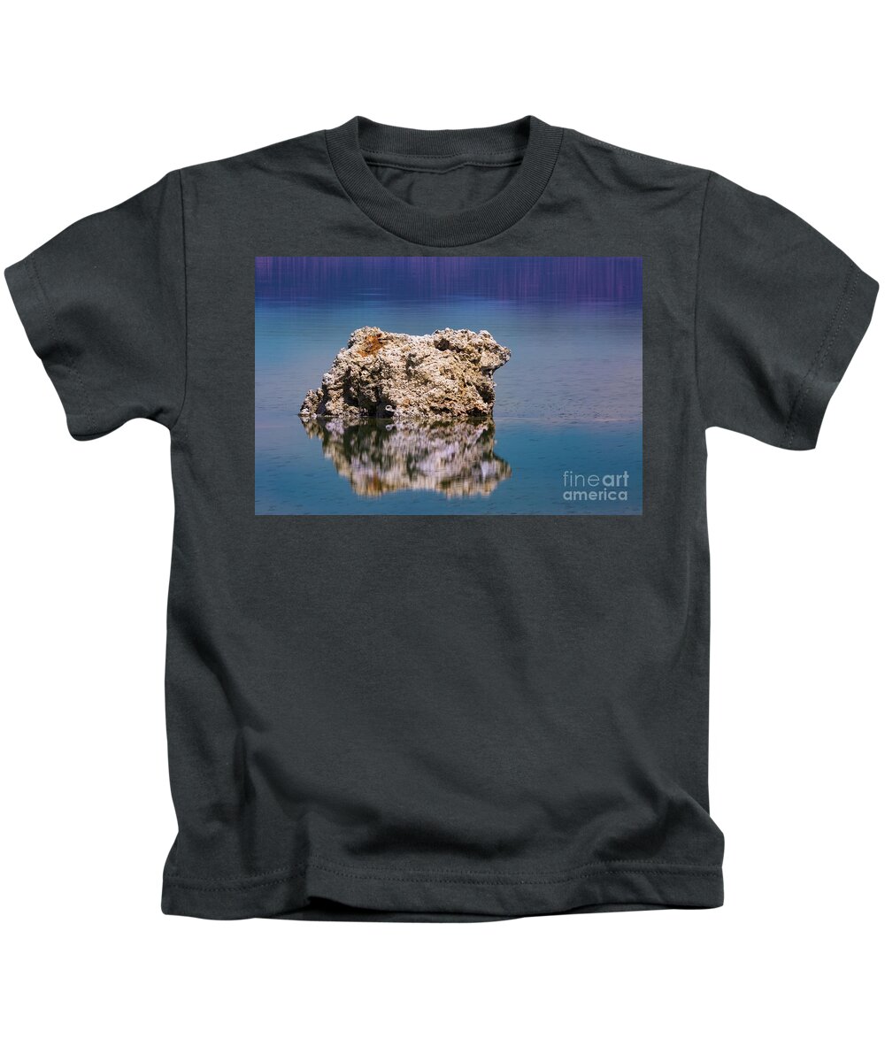 Mono Lake Kids T-Shirt featuring the photograph Tuffa by Anthony Michael Bonafede