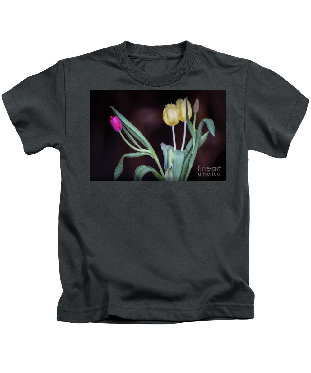 Antwerpen Kids T-Shirt featuring the photograph Tulips by Doug Sturgess