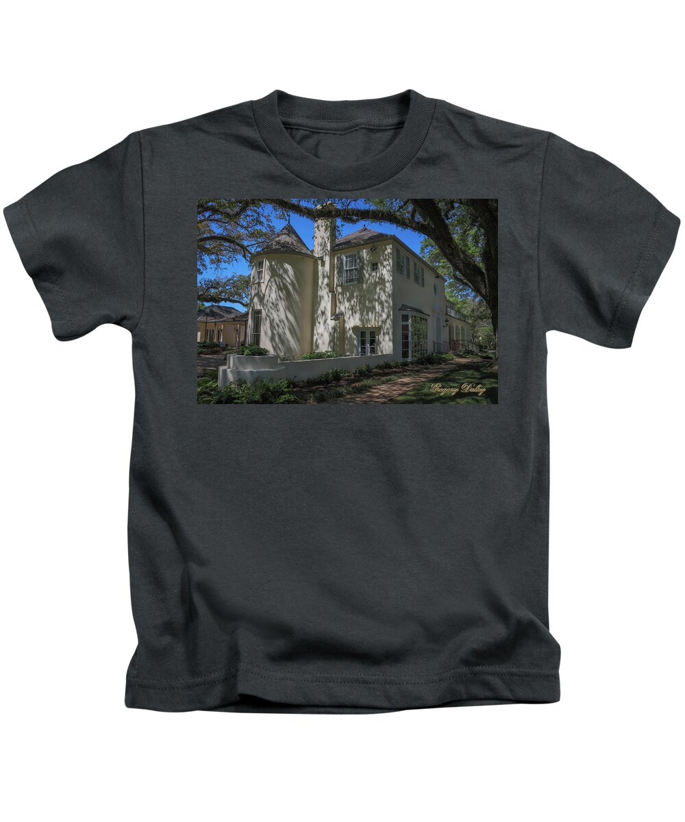 Ul Kids T-Shirt featuring the photograph UL Alum House by Gregory Daley MPSA