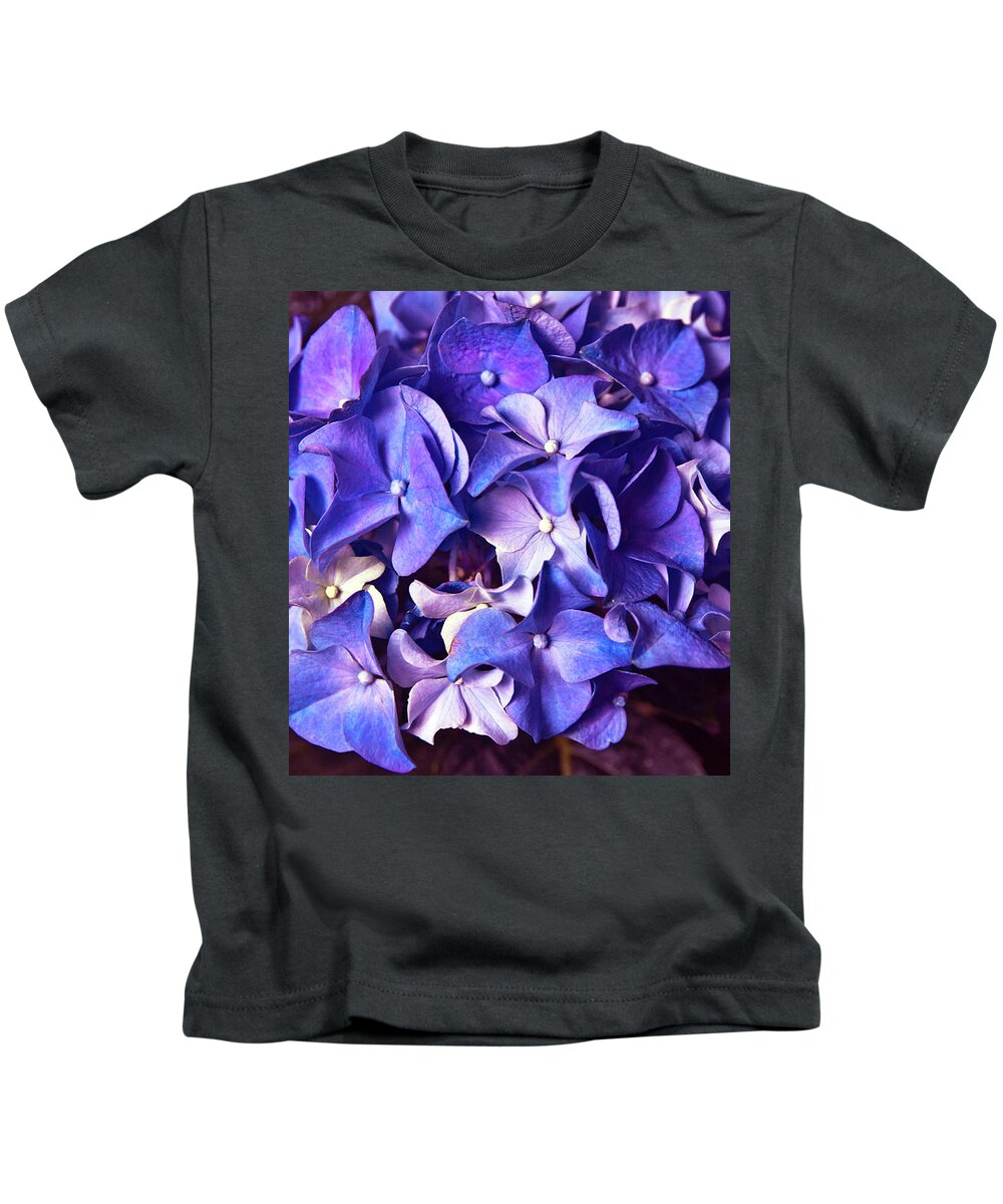 Ultra Violet Dance Kids T-Shirt featuring the photograph Ultra Violet Dance by Silva Wischeropp