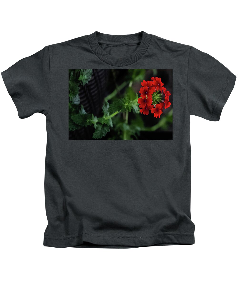 Flower Kids T-Shirt featuring the digital art Verbena peruviana by Ed Stines