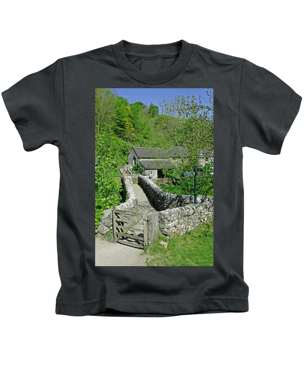 Europe Kids T-Shirt featuring the photograph Viator's Bridge, Milldale by Rod Johnson