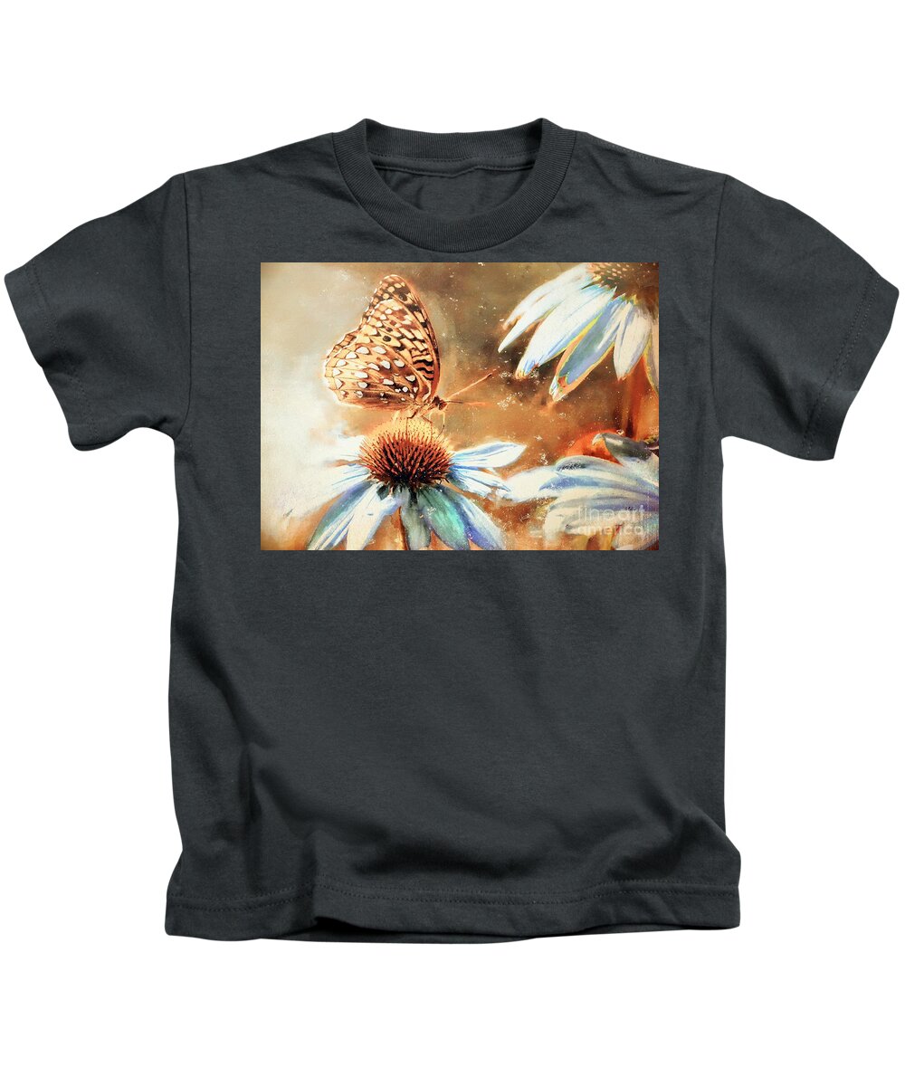 Butterfly Kids T-Shirt featuring the photograph Vintage Butterfly Print by Tina LeCour