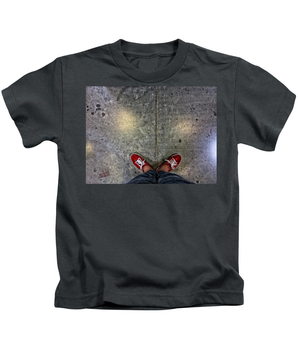 Funny Kids T-Shirt featuring the photograph Waiting For Clown School by Donna Blackhall