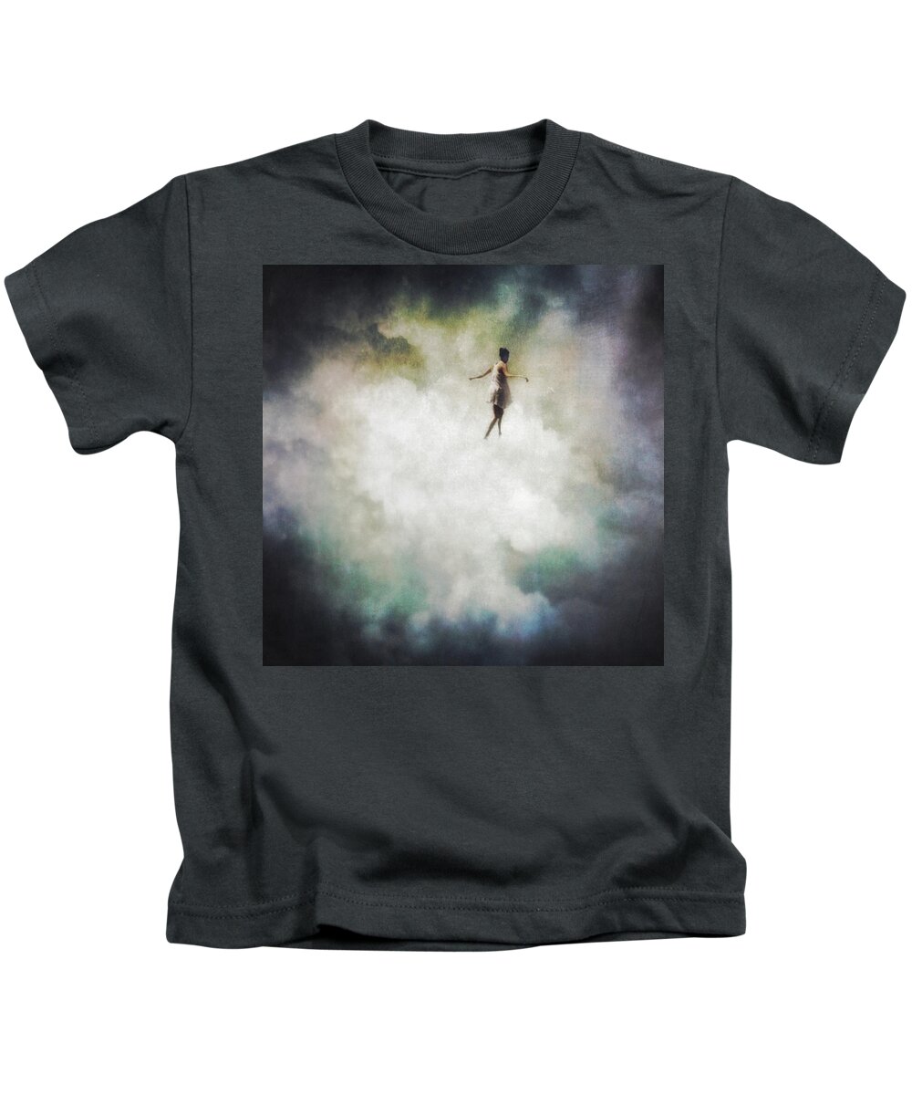  Kids T-Shirt featuring the digital art Walk Away by Melissa D Johnston