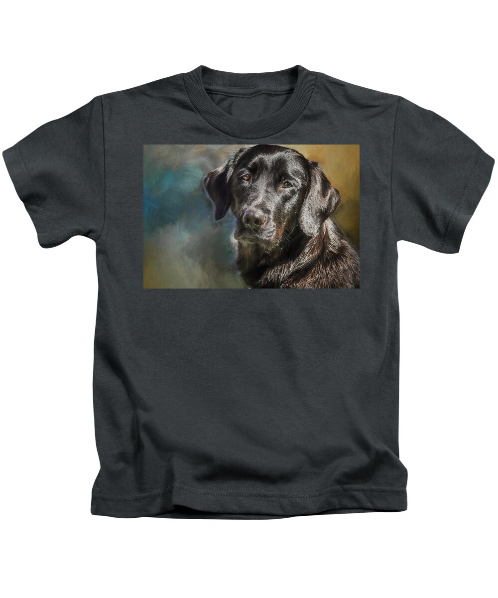 Labrador Kids T-Shirt featuring the photograph Wanda by Eleanor Abramson