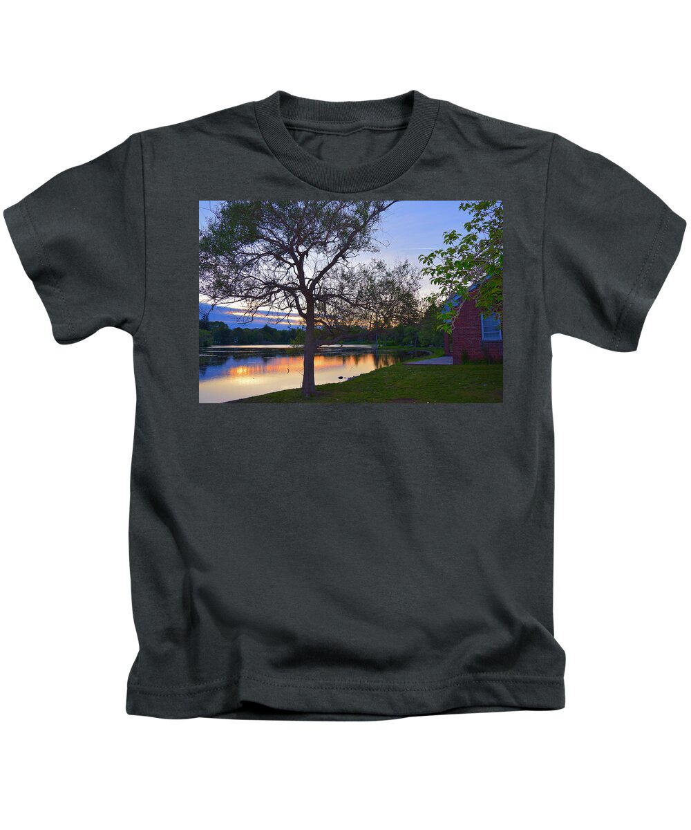 Warming House Kids T-Shirt featuring the photograph Warming House by Kate Arsenault 
