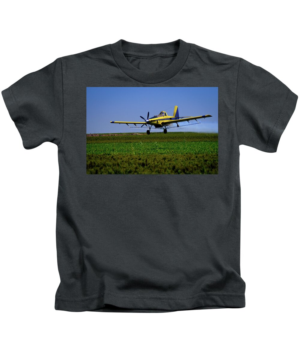 Aircraft Kids T-Shirt featuring the photograph West Texas Air Force 2 by Adam Reinhart