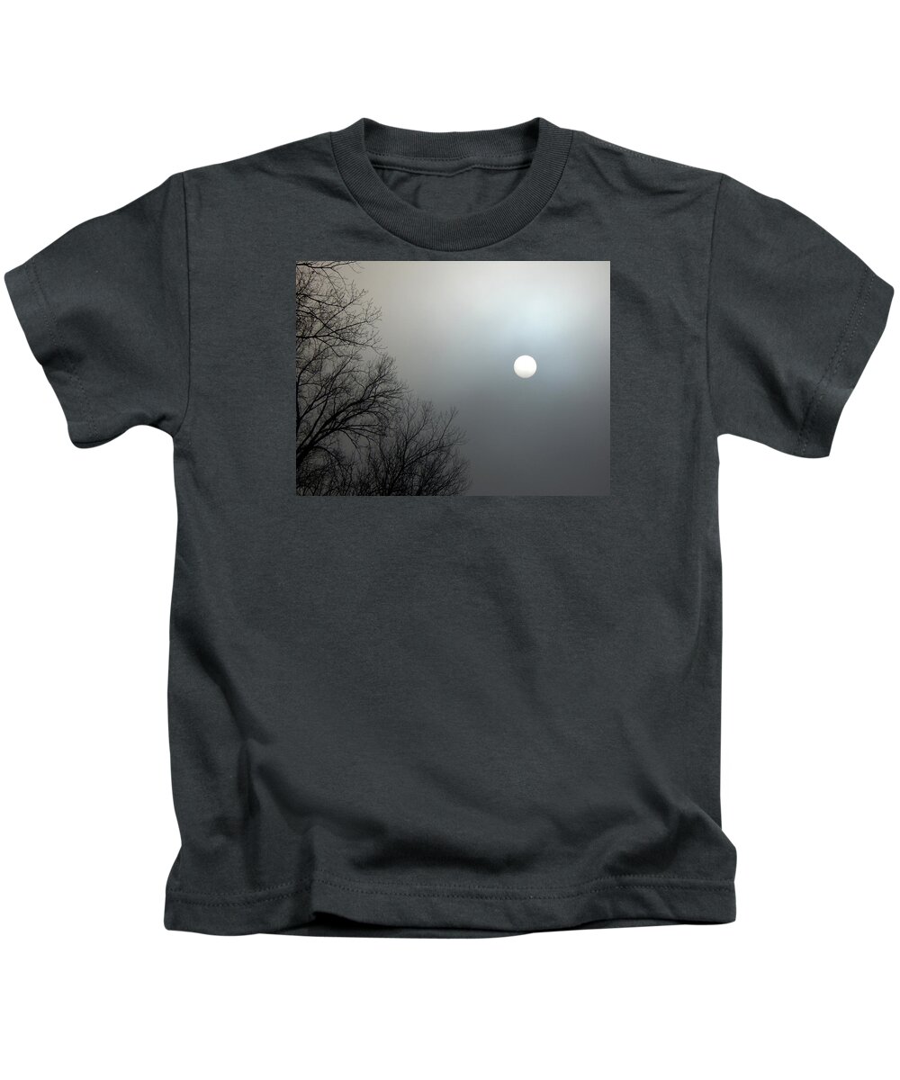 Autumn Kids T-Shirt featuring the photograph When Day Resembled Night by Wild Thing