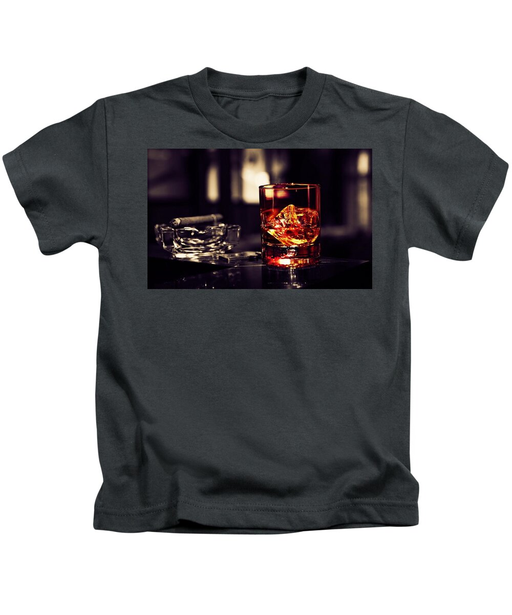 Whisky Kids T-Shirt featuring the photograph Whisky by Jackie Russo