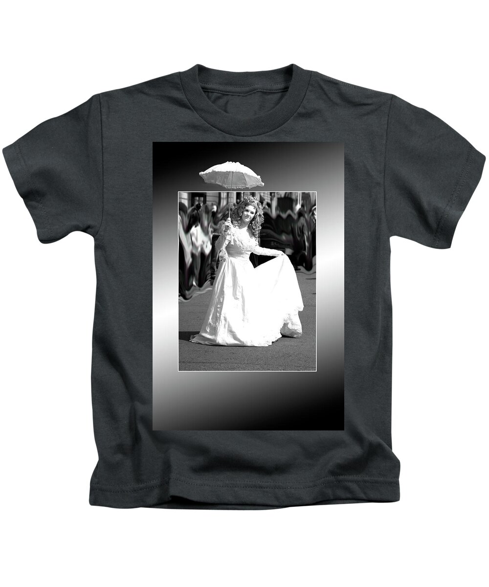 White Kids T-Shirt featuring the photograph White lady by Christopher Rowlands