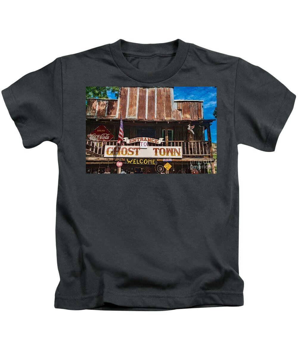 Jerome Arizona Kids T-Shirt featuring the photograph Southwest by Buddy Morrison
