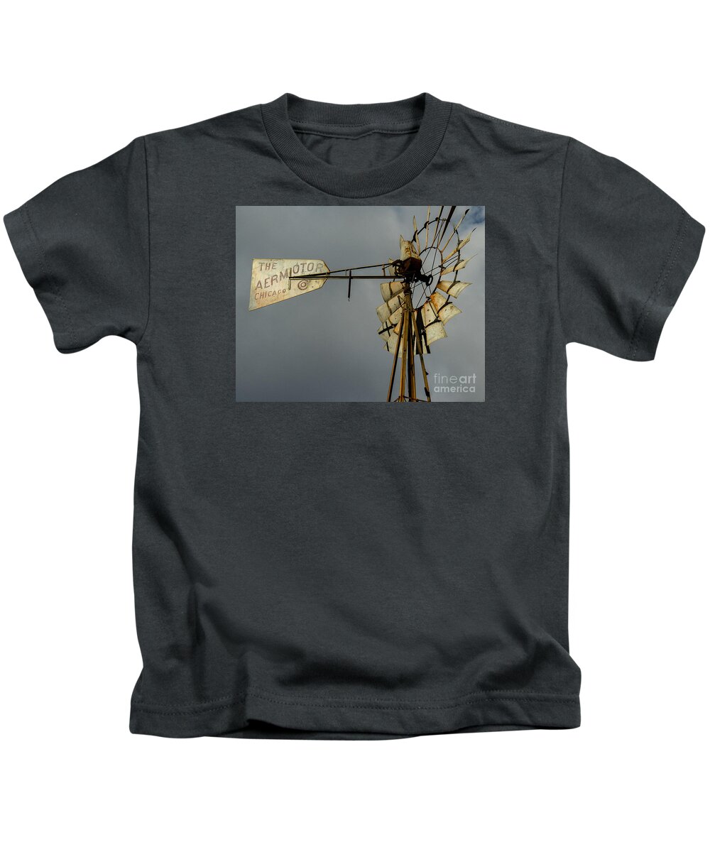 Nature Kids T-Shirt featuring the photograph Windmill 1 by Christy Garavetto