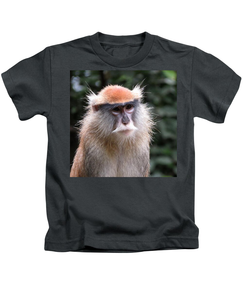 Monkey Kids T-Shirt featuring the photograph Wise Eyes by Keith Stokes
