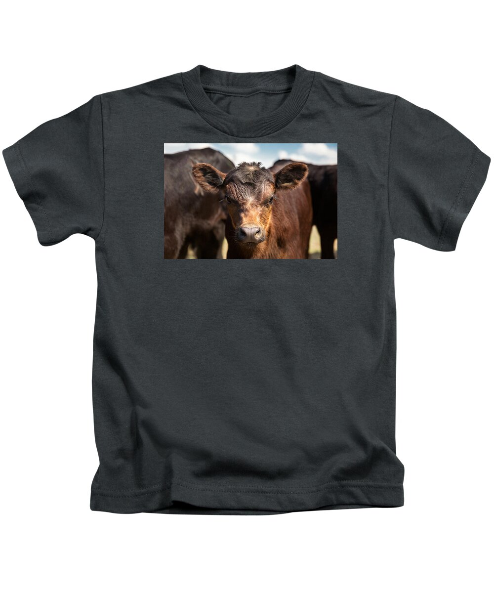 Young Kids T-Shirt featuring the photograph Young Angus by Todd Klassy