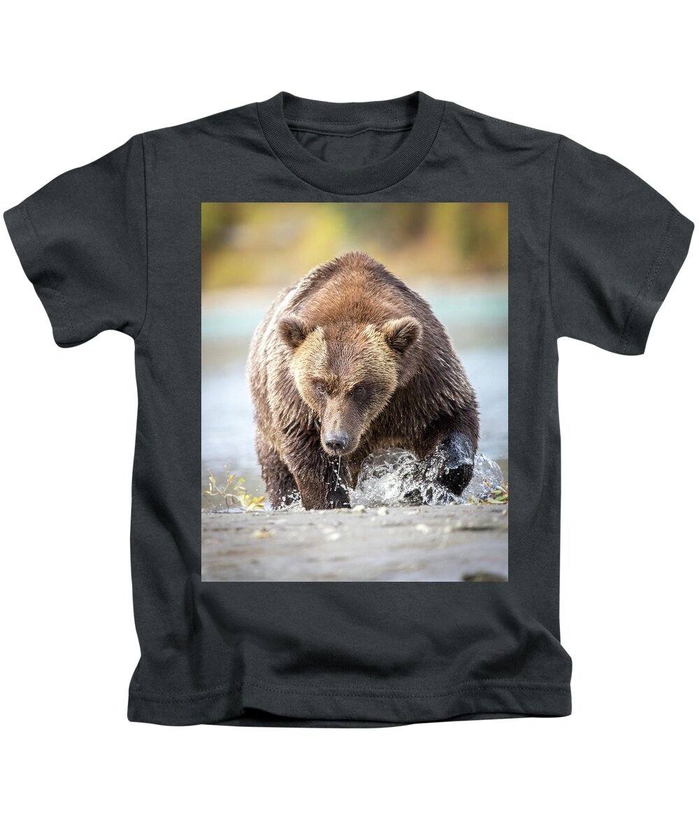 Alaska Kids T-Shirt featuring the photograph Down Low by Kevin Dietrich
