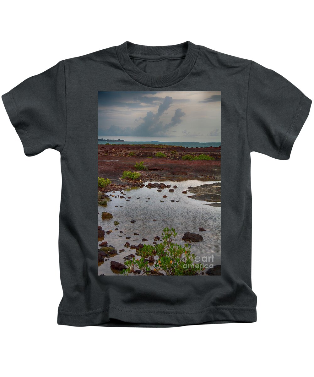 Darwin Kids T-Shirt featuring the photograph Seaview #1 by Douglas Barnard