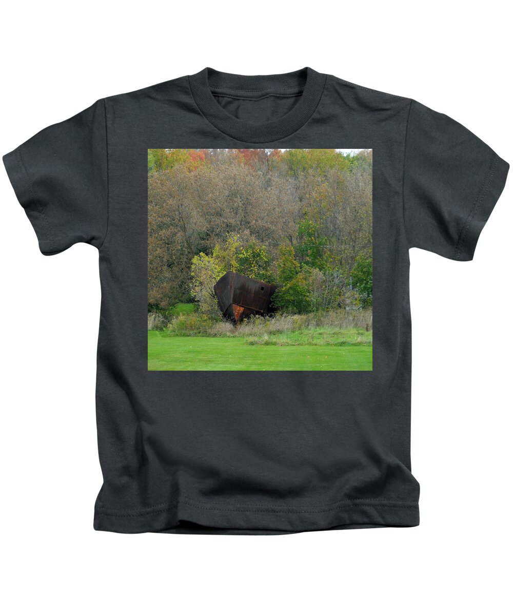 The Lost Arc Kids T-Shirt featuring the photograph The Lost Arc #1 by Cyryn Fyrcyd