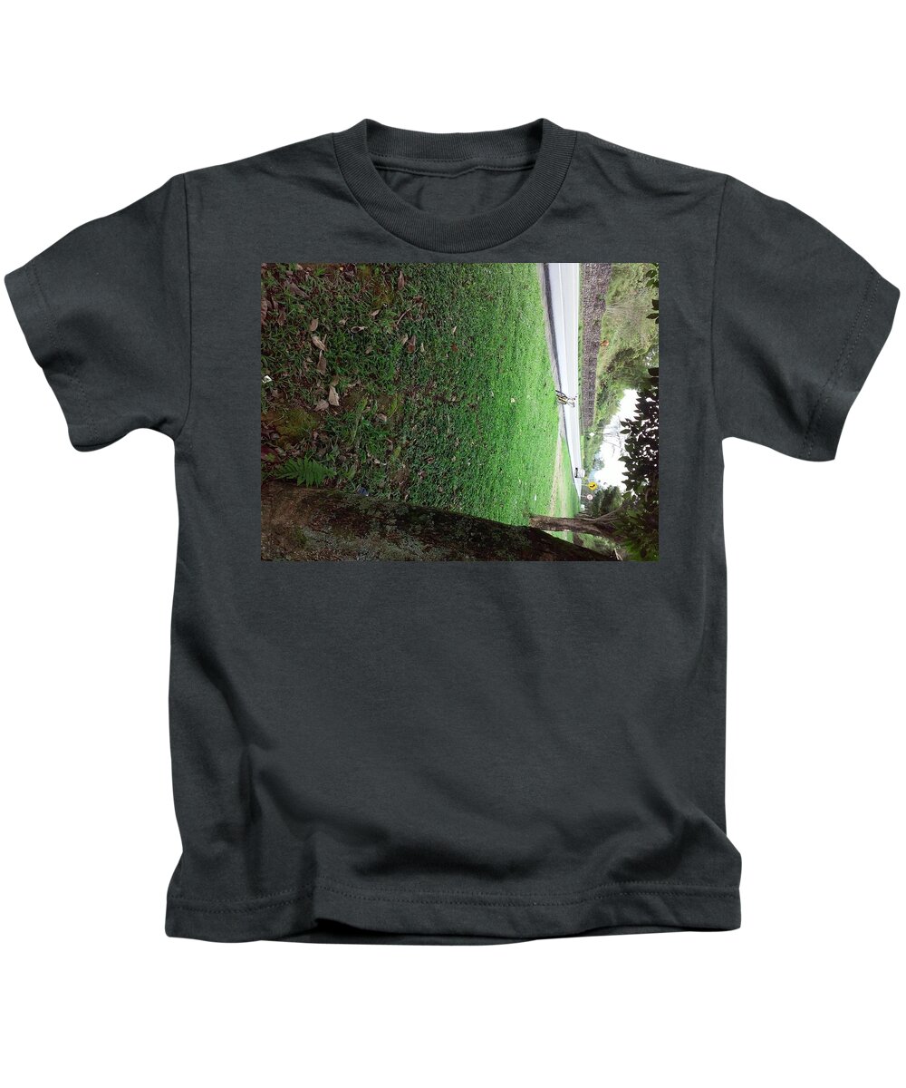  Kids T-Shirt featuring the photograph Coffee Highway #2 by Nestor Cardona Cardona