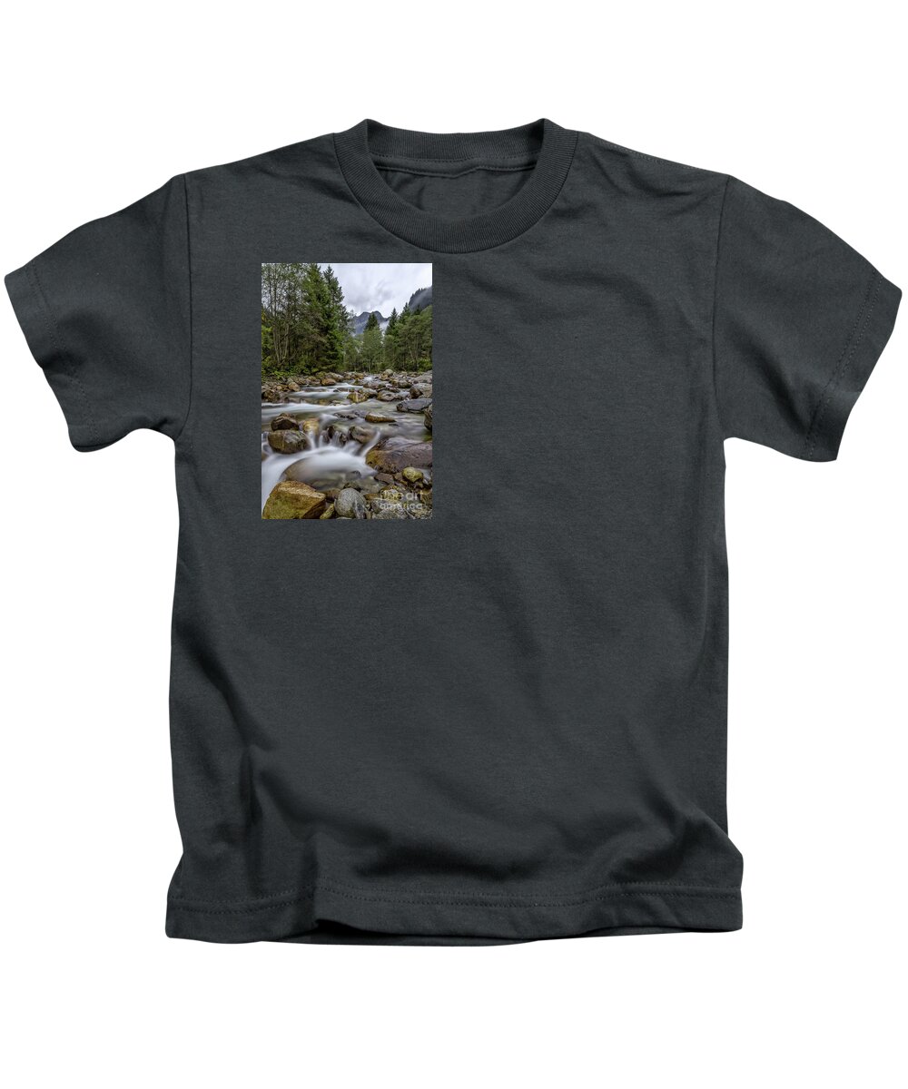 Austria Kids T-Shirt featuring the photograph The Wimmertal in Tirol #4 by Bernd Laeschke