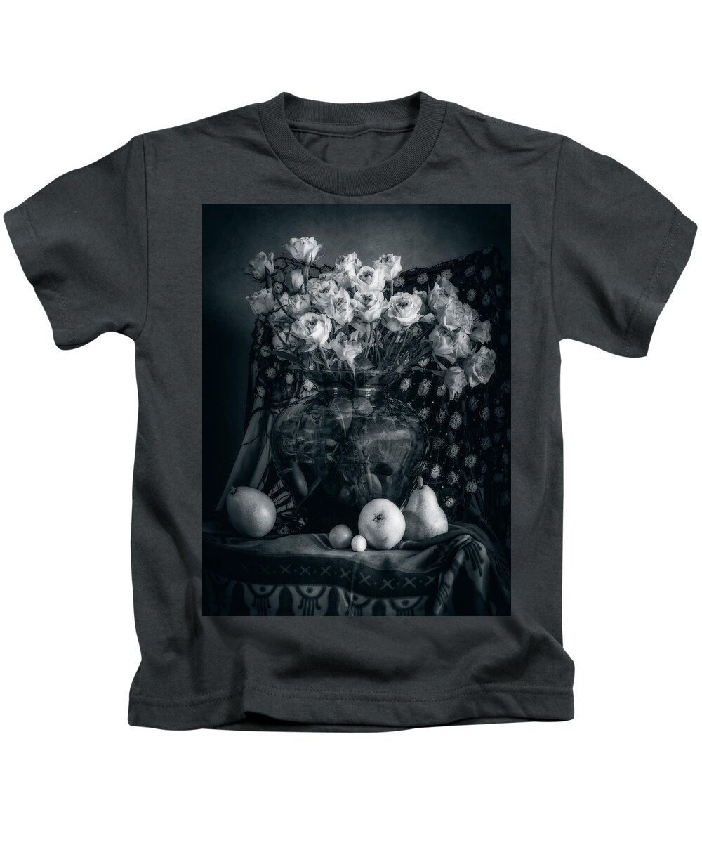 Vintage Kids T-Shirt featuring the photograph Vintage Roses #1 by Sandra Selle Rodriguez