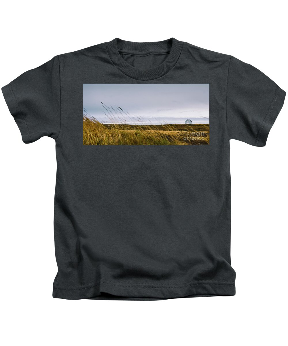 Area Kids T-Shirt featuring the photograph Beautiful panoramic photos of Icelandic landscapes that transmit beauty and tranquility. #3 by Joaquin Corbalan