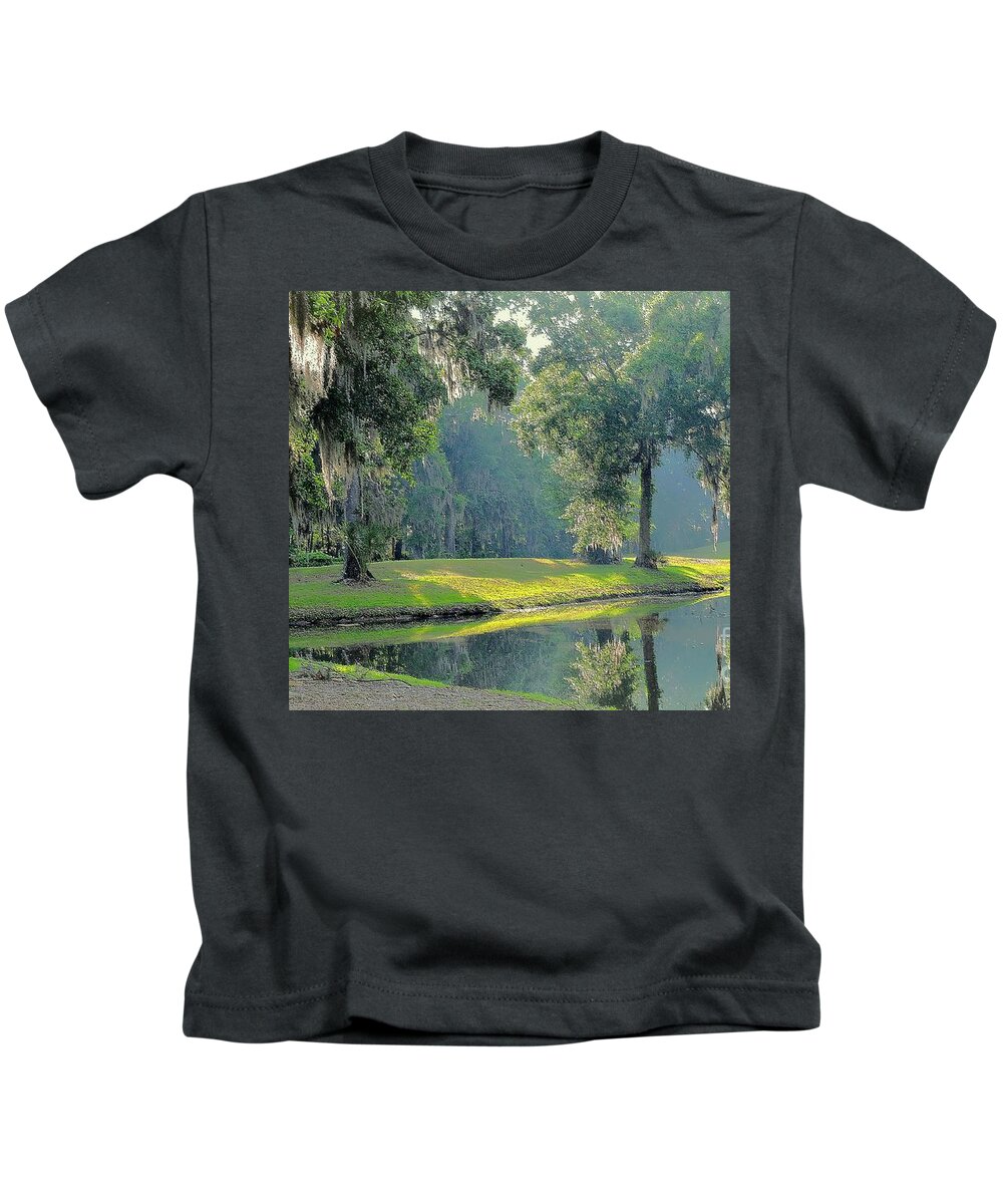 South Carolina Kids T-Shirt featuring the photograph A Fine Southern Morning by Tami Quigley