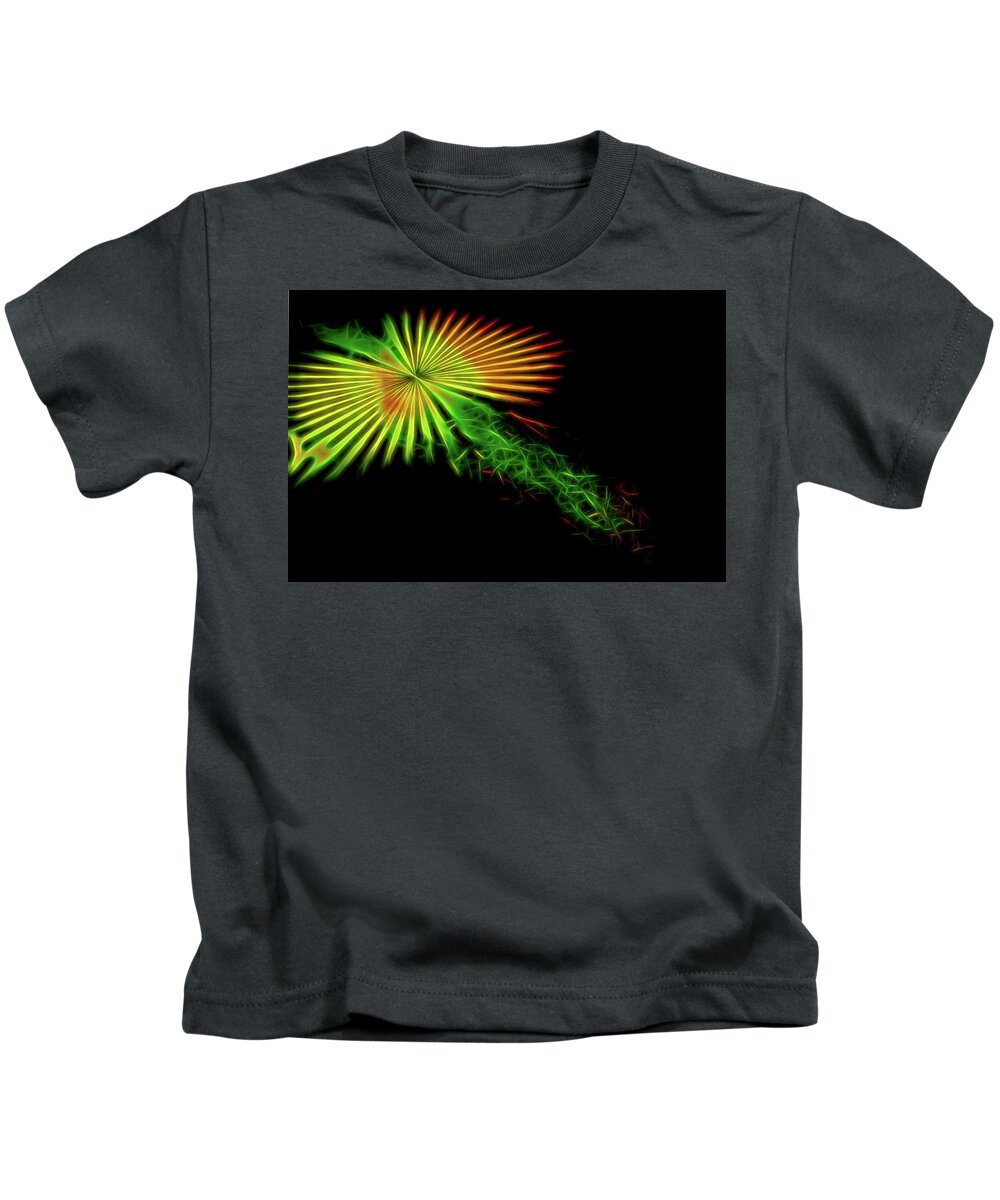 Art Kids T-Shirt featuring the photograph Abstract 47 by Steve DaPonte