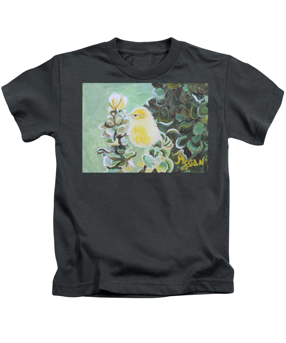 Hawaiian Kids T-Shirt featuring the painting Alaua'ahio by Megan Collins