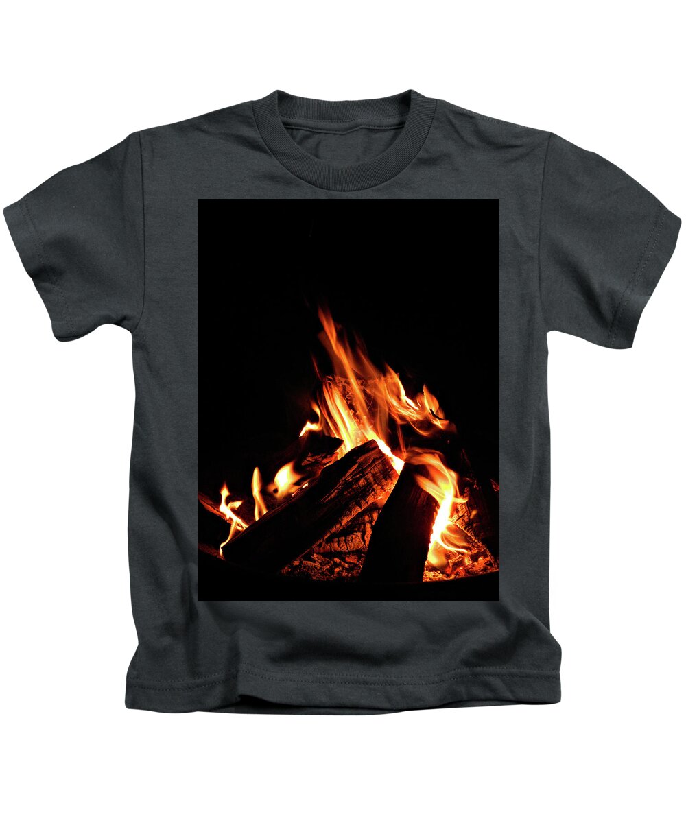 All Fired Kids T-Shirt featuring the photograph All Fired Up 6 by Cyryn Fyrcyd
