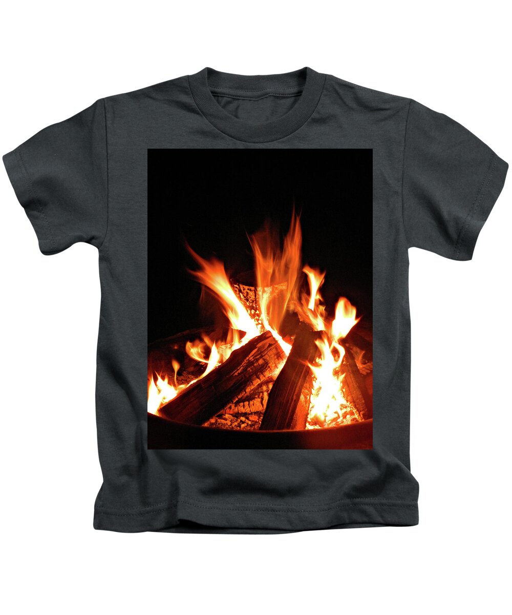 All Fired Kids T-Shirt featuring the photograph All Fired Up 7 by Cyryn Fyrcyd