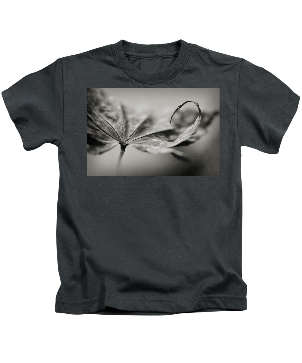 Black And White Kids T-Shirt featuring the photograph All In by Michelle Wermuth