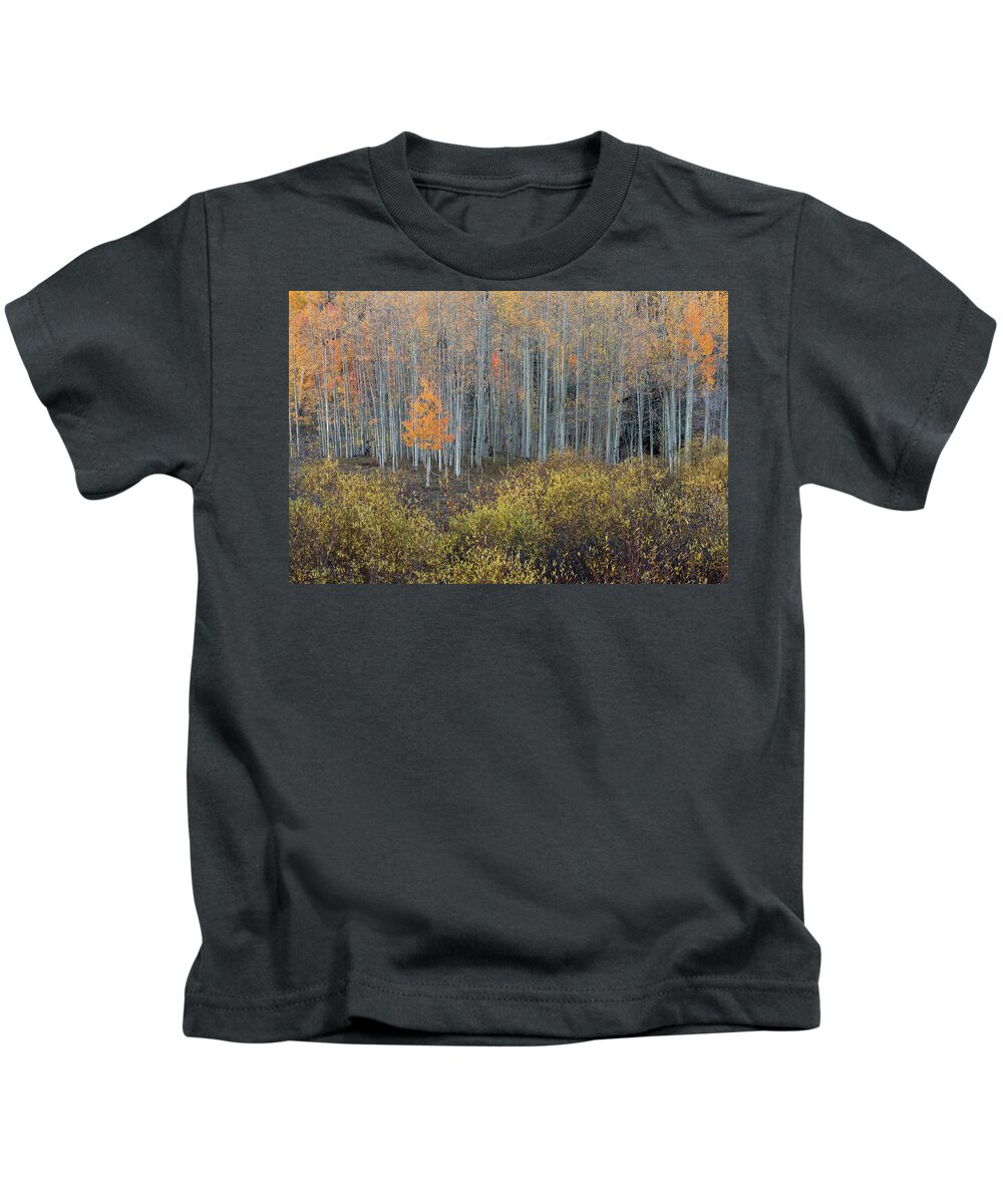 Colorado Kids T-Shirt featuring the photograph Alone in the Crowd by Angela Moyer