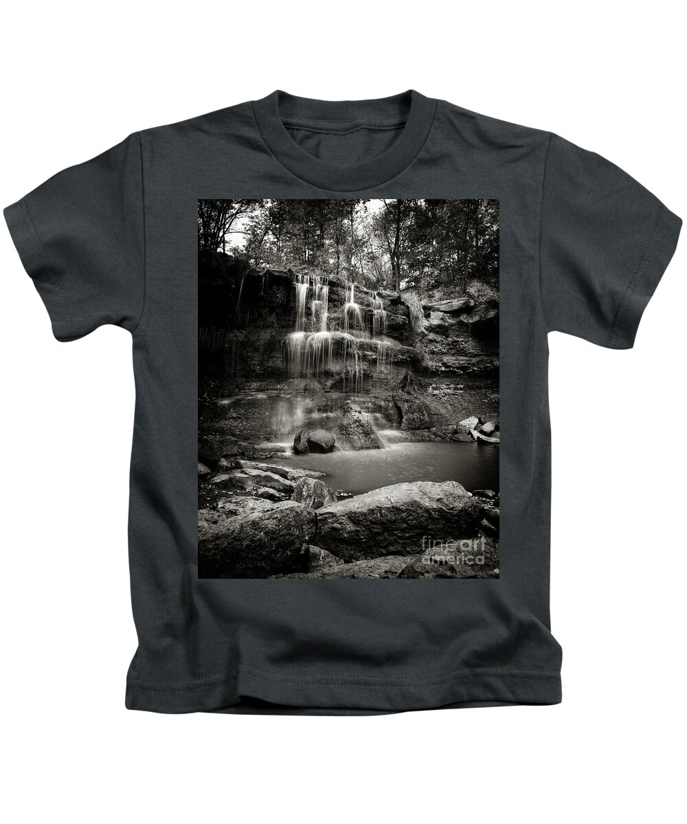 Film Kids T-Shirt featuring the photograph Rock Glen Falls by RicharD Murphy