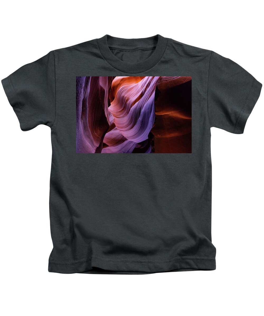 Abstract Kids T-Shirt featuring the photograph The Earth's Body 14 by Mache Del Campo
