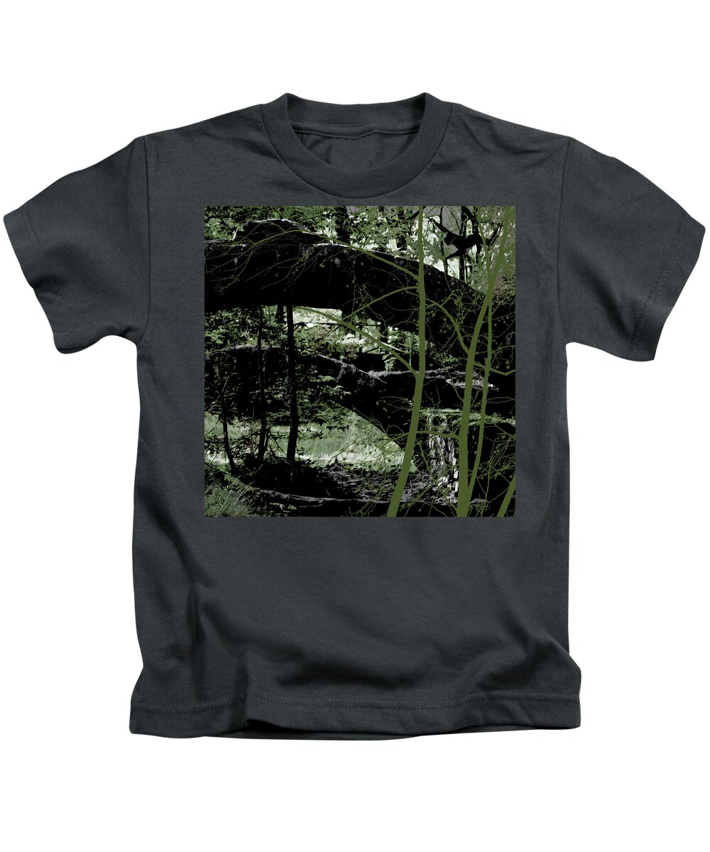 Jason Casteel Kids T-Shirt featuring the digital art Bridge VI by Jason Casteel