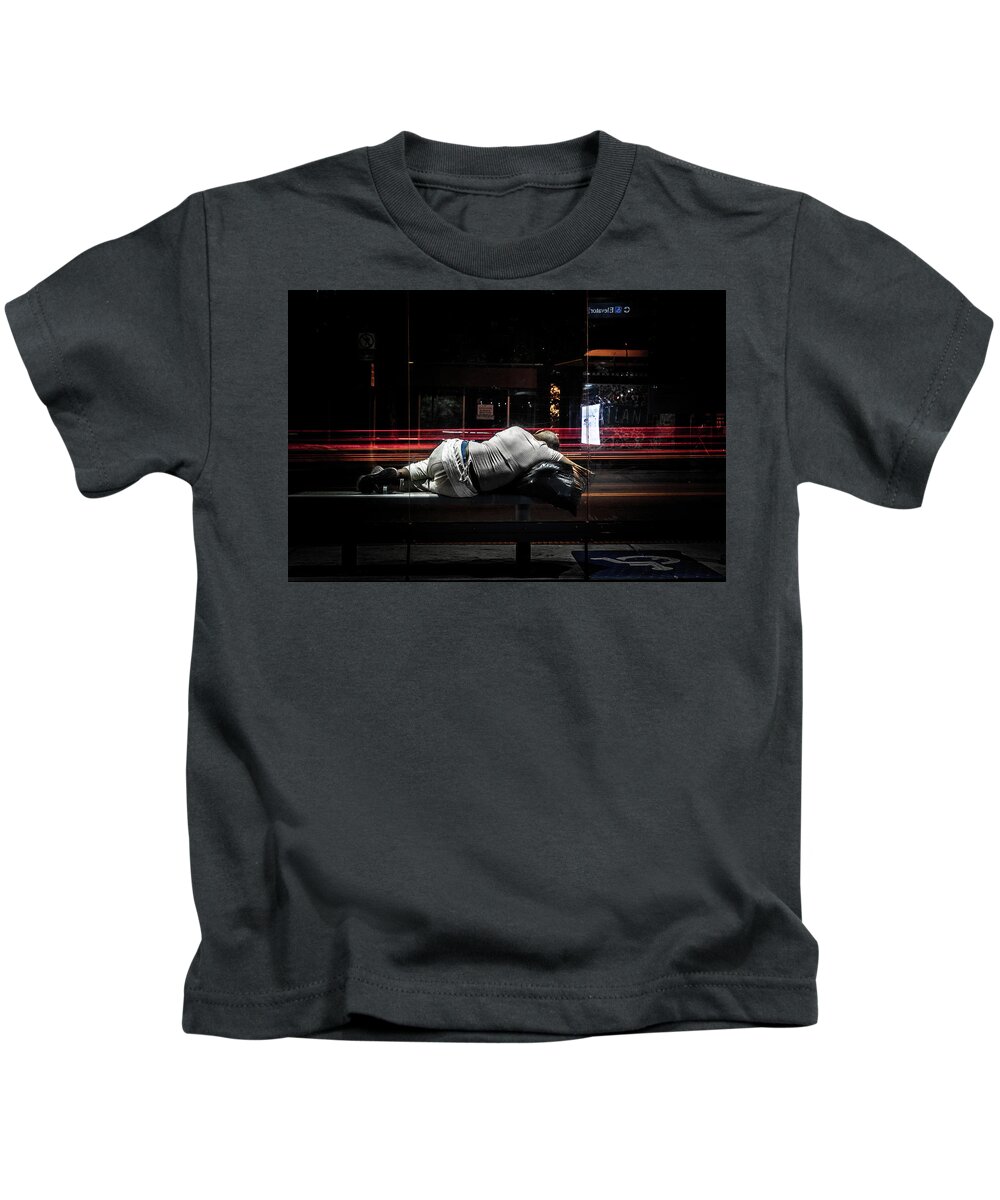 Atlanta Kids T-Shirt featuring the photograph Brother's Keeper by Kenny Thomas
