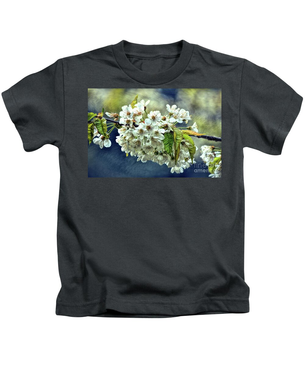 Vivian Martin Kids T-Shirt featuring the photograph Budding Blossoms by Vivian Martin