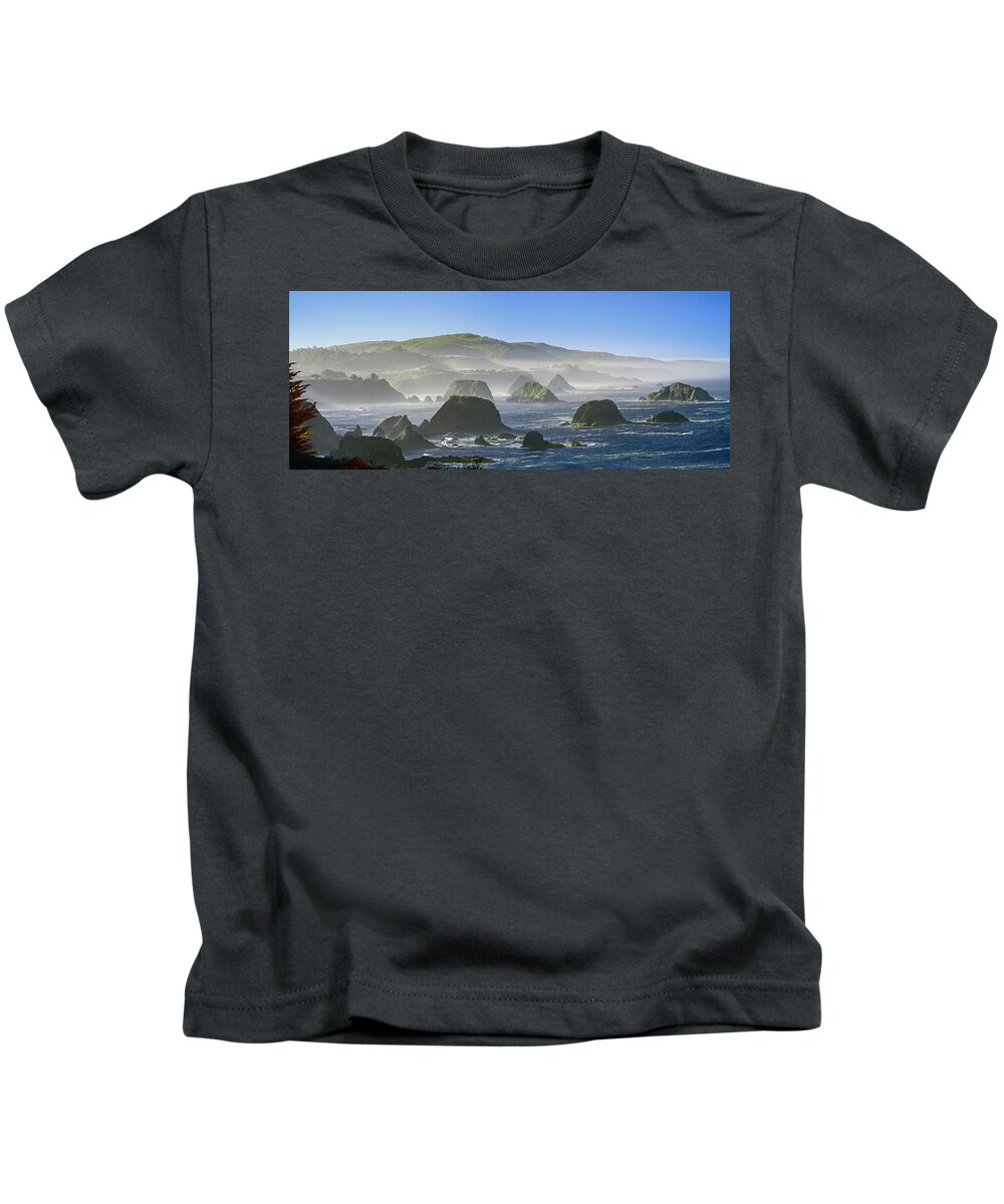 Northern California Kids T-Shirt featuring the photograph California Ocean by Jon Glaser