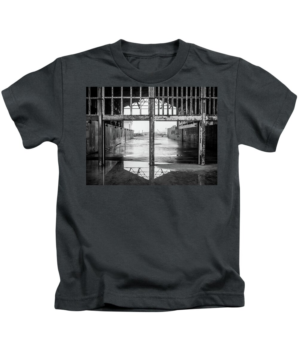 Beach Kids T-Shirt featuring the photograph Casino Reflection by Steve Stanger