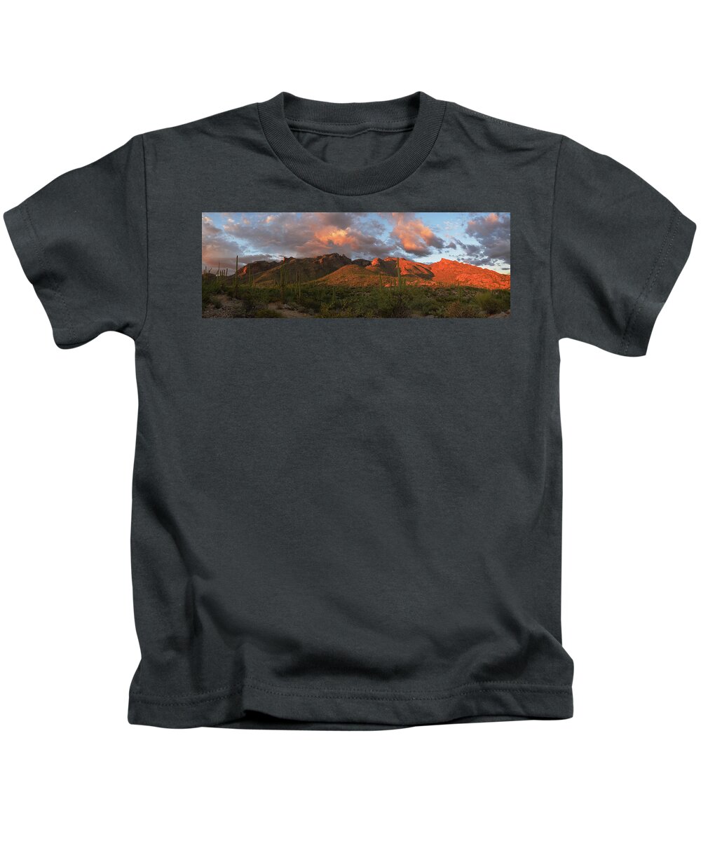 Tucson Kids T-Shirt featuring the photograph Catalina Mountains, Arizona by Chance Kafka