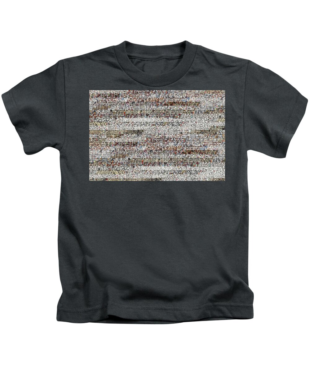  Kids T-Shirt featuring the digital art Cataloged Moments by Bob Winberry